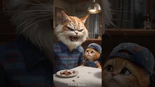 Heart Breaking A Father Lost His Son A n Accident!  #Cat #aicat #catstory #AI #1KCreator!