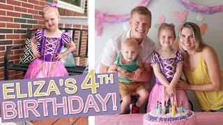 ELIZA'S 4TH BIRTHDAY   A PARTY FOR A PRINCESS | HOLT AND ASHLEY VLOGS