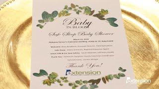 Discover Alabama Extension: Community Safety Baby Shower