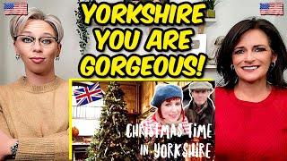 American Couple Reacts: Yorkshire, England at Christmas! FIRST TIME REACTION!