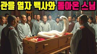 관을 열자 백사와 돌아온 스님, 세상이 몰랐던 불가사의한 부활.[반전실화][오디오북][실화사연][사연라디오][사이다사연][감동사연][드라마][신청사연]