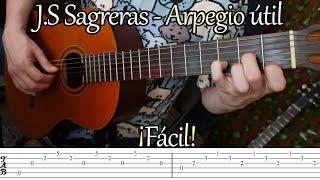 Arpegio indispensable en guitarra  (Lección No. 49 - Libro 1 - J.S Sagreras) - Tutorial