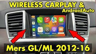 Wireless CarPlay and AndroidAuto in Mercedes GL ML W166 X166 2012 2013 2014 2015 2016 NTG4.5 NTG4.7