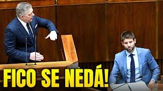 Slovenská opozice ZNOVU odvolává Roberta Fica!