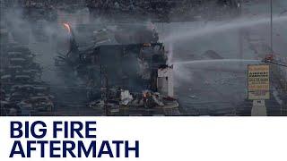 Video shows aftermath of large Phoenix fire