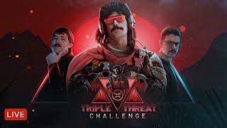 LIVE - DR DISRESPECT - WARZONE - IMPOSSIBLE TRIPLE THREAT CHALLENGE