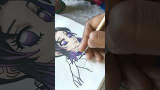 Demon Slayer ..Shinobu Kocho..#shinobu #demonslayer #shorts #painting