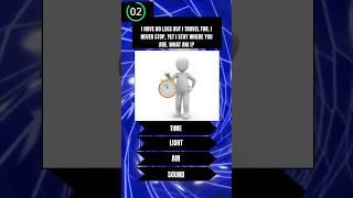 THE TRAVELER YOU CAN’T SEE OR STOP ⏳" #quiz #puzzle #riddles