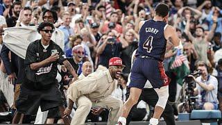 THREES POINTS Hits Stephen Curry Quarter 4 to Win Gold Madels | USA vs Francis