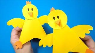 DIY Easter Craft | How to Make a Paper Chicken | Easy Paper Craft