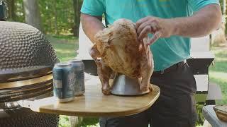 Beer Butt Chicken Recipe: Carolina Cooker® Kamado Grill