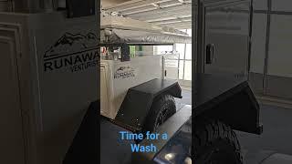 Time for a wash ️ #overland #overlanding #runawaycampers #overlanders #overlandtravel