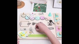 Wooden Busy Board For Kids