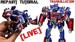 Repaint Tutorial: OPTIMUS PRIME KO Studio Series 44 | Transformers DARK OF THE MOON ASMR