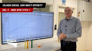 Del 4 - Vilken diesel ger mest effekt? (Med BSR Steg 1)