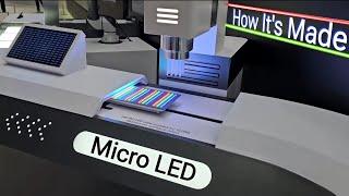 Micro LED How Its Made & Next Gen 38" Samsung Monitor Prototype