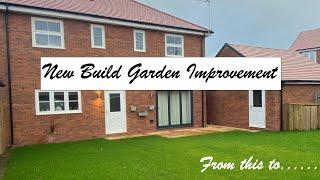 New Build Garden Transformation | New Patio | Garden Furniture | Low Maintenance Garden