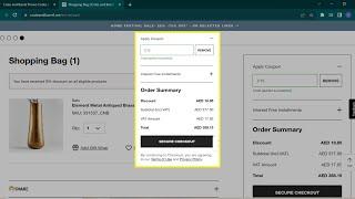 How To Apply Crate and Barrel Coupon code