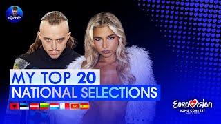 Eurovision 2025: National Selections Season - My Top 20