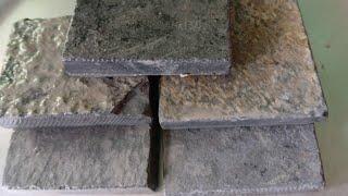 Requested Video 5 Black Shale stone plat  wet cleaning video