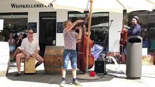 Melodica - Let it roll by B.B. King - Street Jam with Marvin Scondo & Band - Hanau, July 7th, 2018