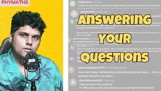 Answering your questions (Part 1)