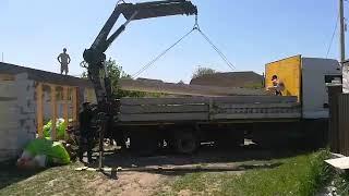 Manipulator Hiab 220C5 on Renault Premium. Iron Hand. 