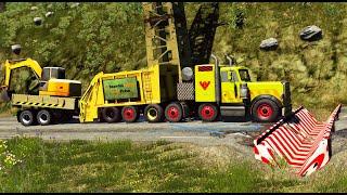 Cars vs Upside Down Speed Bumps #48 | BeamNG.DRIVE