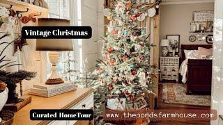 Vintage Christmas: Curated Farmhouse Christmas Home Tour