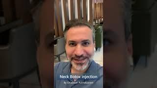 Neck Botox Injection By Dr Abbas Ashrafzadeh in Dubai