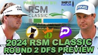 RSM Classic Round 2 DFS + Prop Preview : Draftkings Showdown Strategy, Top Underdog + Prize Props