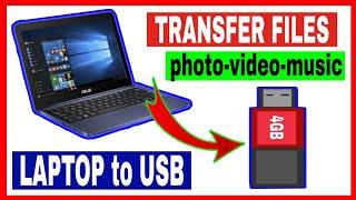 Paano Mag Transfer Ng Files from Laptop to USB / Photo/Video/Music / Tagalog Tutorials