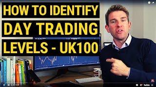 How to identify Day Trading Levels on the FTSE 100 