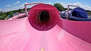 The Waloopas Tube Slides at Venture River Water Park