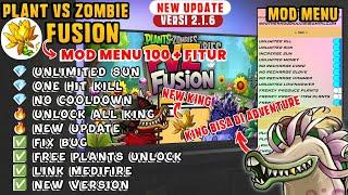 Download Pvz Fusion V 2.1.6 Mod Menu Bahasa Inggris, Mod Menu Paling Lengkap - PVZ Fusion Android