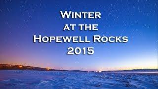 Winter at The Hopewell Rocks