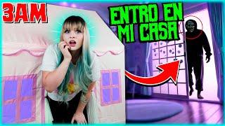 PASÉ la NOCHE en UNA CASA de MUÑECAS y UN LADRÓN intentó ENTRAR!! ️