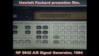 HP 8642 A/B Signal Generator, Hewlett Packard information film, 1984