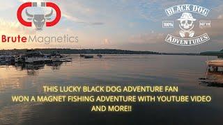 BLACK DOG ADVENTURES VIEWER WINS CHANCE TO GO #magnetfishing WITH US AND MORE!