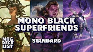 Using Our Planeswalkers to Win! Foundations Standard Mono Black Superfriends MTG Arena