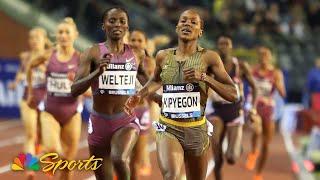 Kenya's Faith Kipyegon surges to victory in 1500m final at Diamond League Brussels | NBC Sports