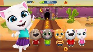 Talking Tom Gold Run All Characters - Fight The Final Boss In The Wild Desert - Android