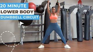 20 Minute Dumbbell Lower Body Circuit