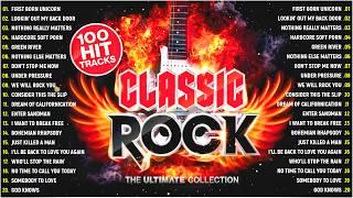  Nirvana, Led Zeppelin, Bon Jovi, Aerosmith, U2, ACDC Classic Rock Songs 70s 80s 90s Full Album