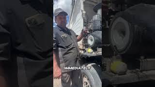 COMBUSTION GAS TEST... #semitrucks #truckdriver #dieselmechanic #truckingindustry #mechanic