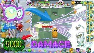 PVZ 2 LinhYM | Plants vs Zombies 2 Mod Electric Peashooter Violet 9000 Damage ( No Root )