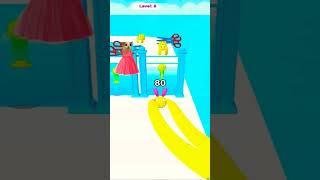 Hair rush run pink hair funny gameplay 07 #shorts #gameplay #runnergame #funnygame #androidgame