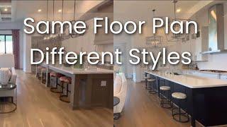 2 Home Tours : Same Floor Plan Different Decor : Which One Do You Like Better?