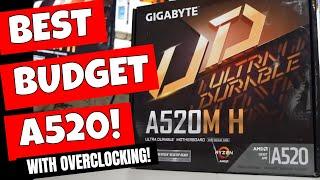 Gigabyte AM4 A520M H Budget MATX With OVERCLOCKING