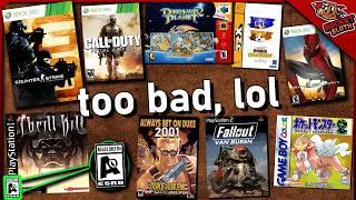 3 hours of games they NEVER wanted you to play...